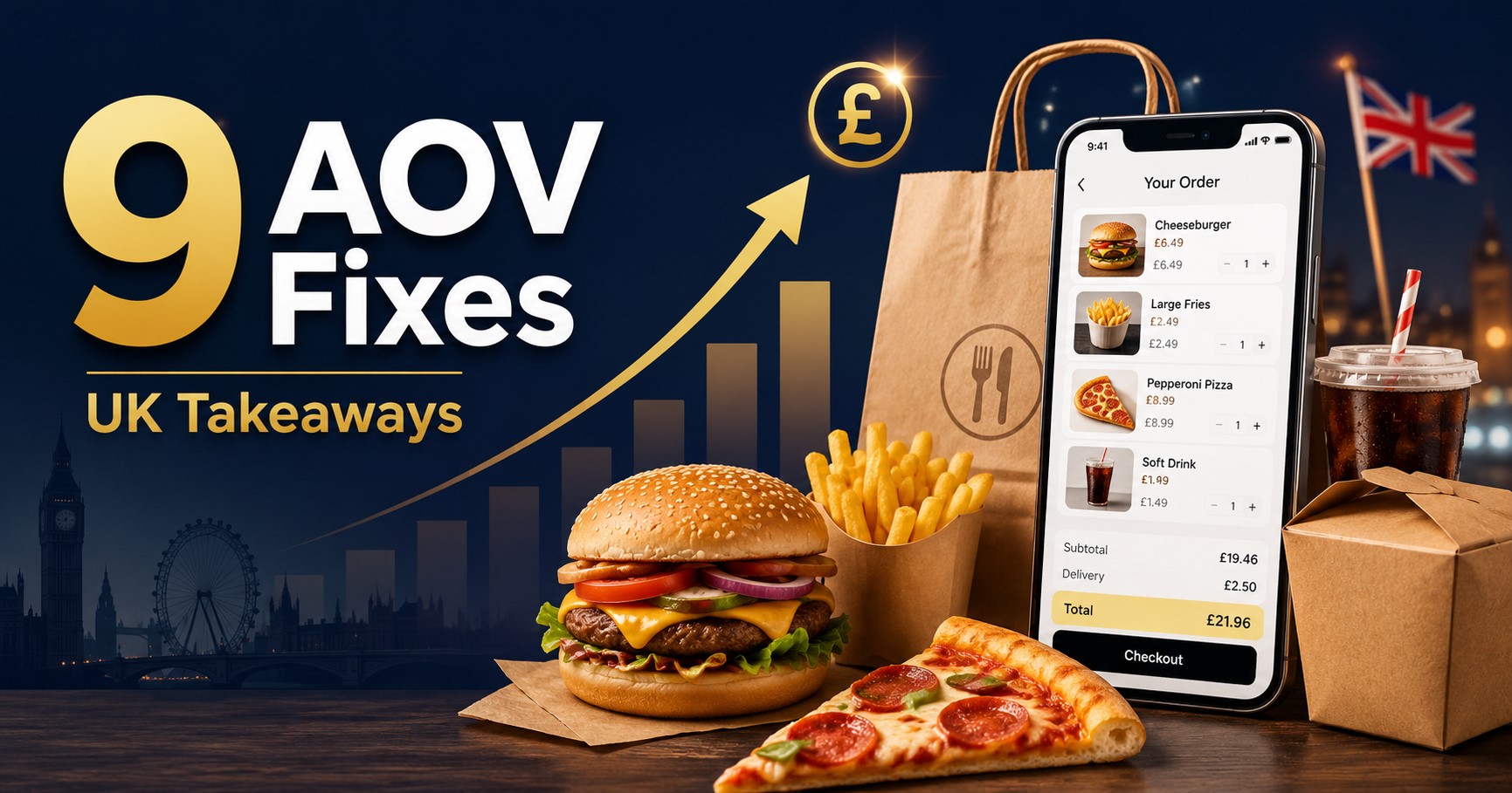 Increase Average Order Value: 9 Fixes for UK Takeaways